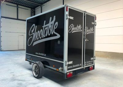 Autoreclame Autobelettering Aanhangwagen Belettering Shootable F2