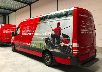 Autoreclame Autobelettering Bestelwagen Belettering Mercedes Sprinter ARCA