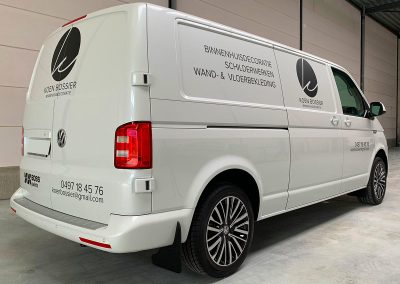 Autoreclame Autobelettering Bestelwagen Belettering VW Crafter Koen Bossier