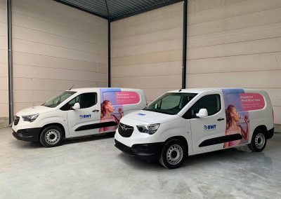 Autoreclame Autobelettering Bestelwagen Belettering Wagenpark BWT