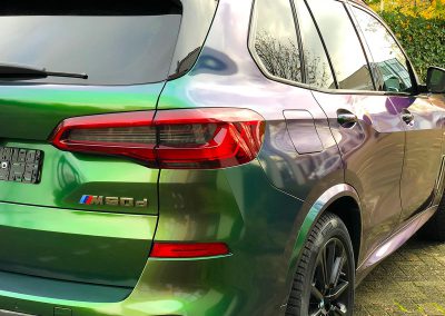 Carwrapping Color Change BMW X5 M50d