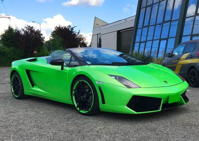 Carwrapping Color Change Lamborghini Roadster