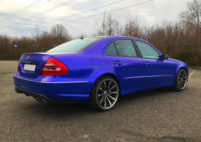 Carwrapping Color Change Mercedes Benz