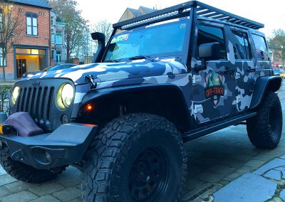 Carwrapping Print Wrap Camouflage Jeep Wrangler