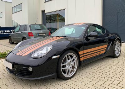 Carwrapping Special Wrap Striping Porsche Cayman